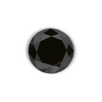 2.79 Carat Black Round Diamond