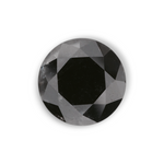 2.24 Carat Natural Black Round Diamond GIA