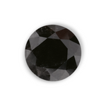 1.09 Carat Natural Black Round Diamond GIA