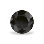 1.19 Carat Natural Black Round Diamond GIA