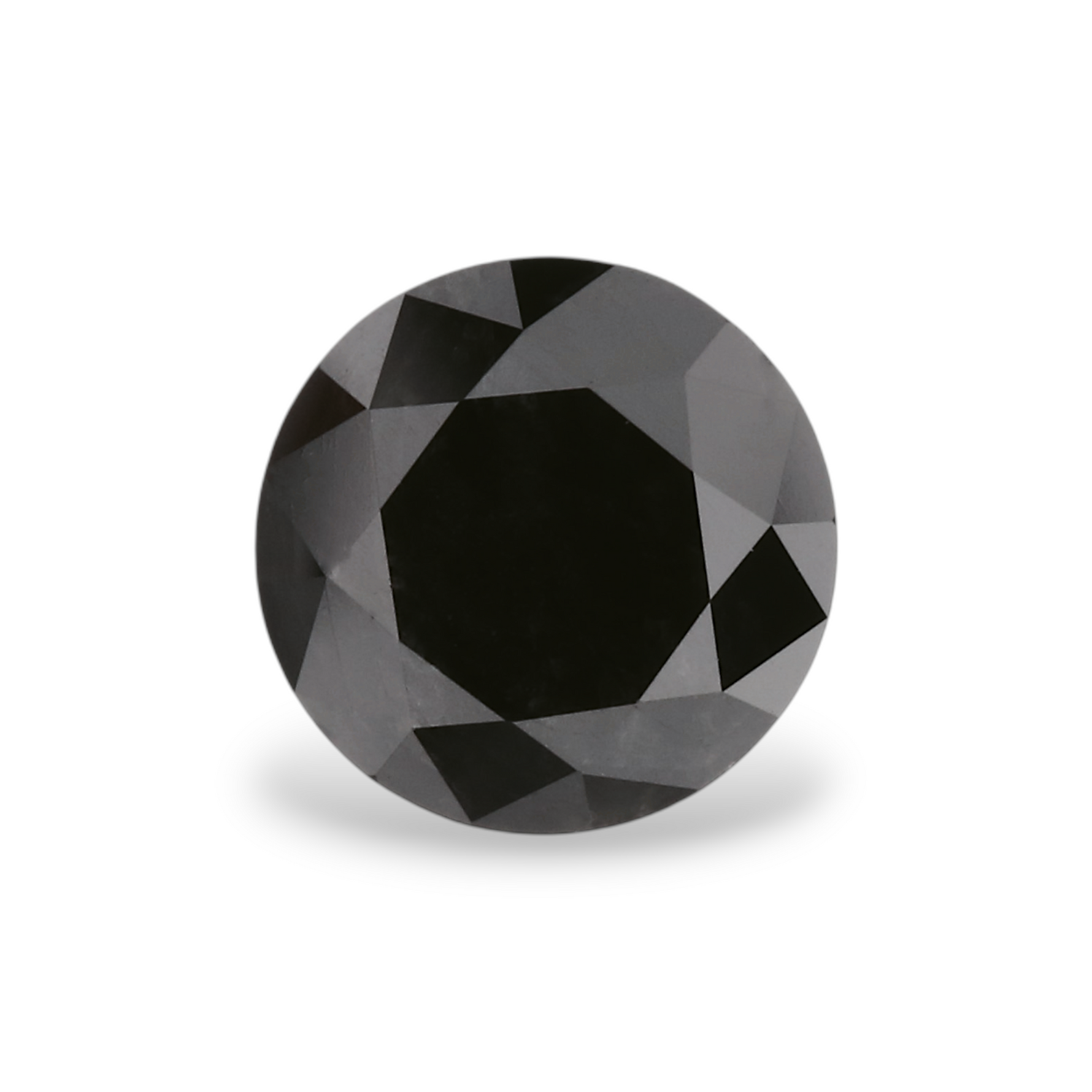 1.03 Carat Natural Black Round Diamond GIA