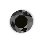 1.03 Carat Natural Black Round Diamond GIA