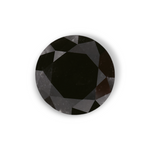 1.15 Carat Natural Black Round Diamond GIA