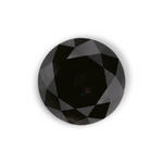 1.15 Carat Natural Black Round Diamond GIA