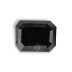 0.72 Carat Natural Black Emerald Diamond GIA