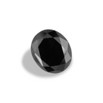 4.39 Carat Black Oval Diamond