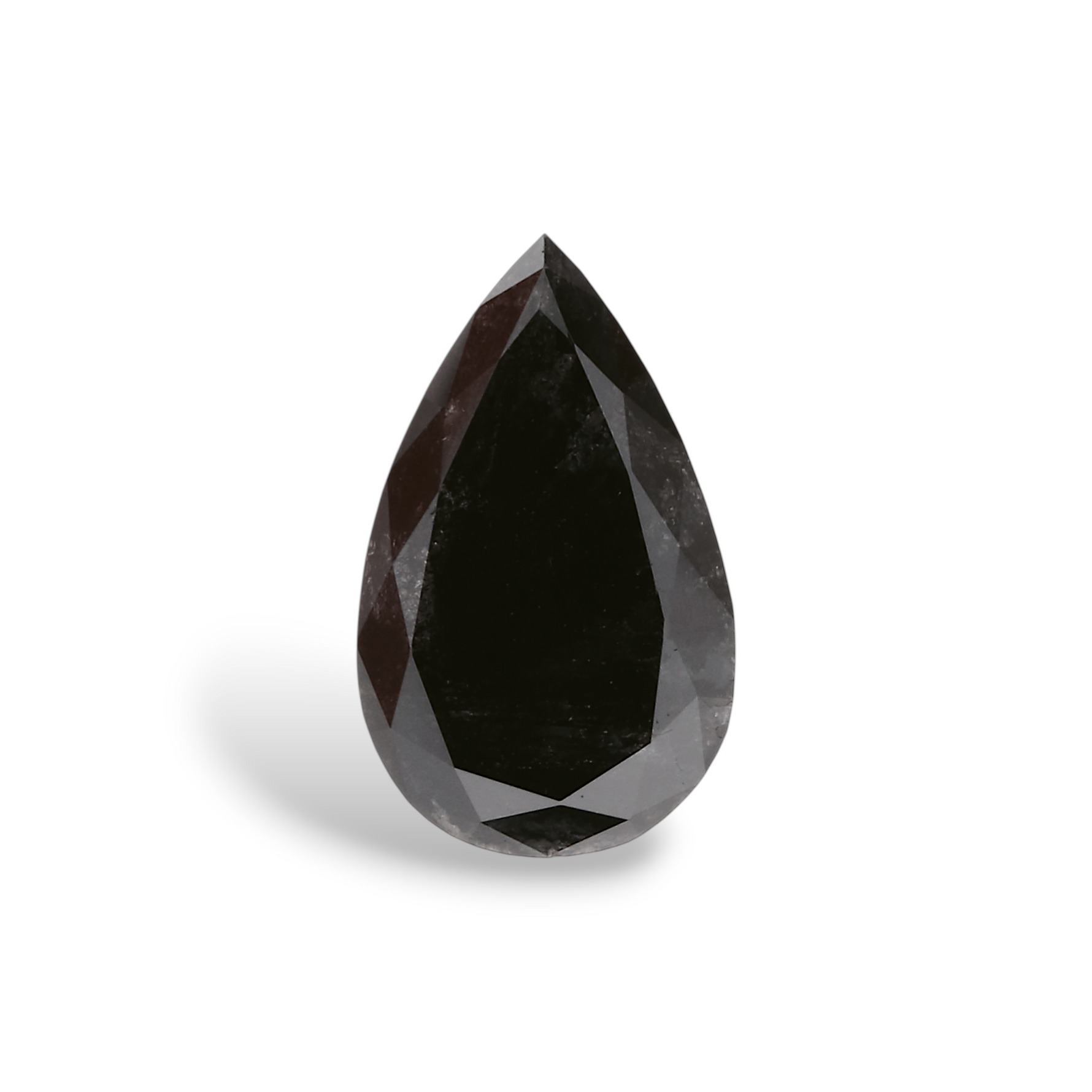 1.15 Carat Natural Black Pear Diamond GIA