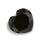 1.83 Carat Natural Black Heart Diamond GIA