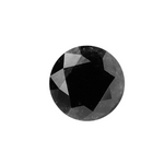 2.09 Carat Black Round Diamond