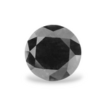 1.01 Carat Natural Black Round Diamond GIA