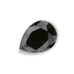 1.05 Carat Natural Black Pear Diamond GIA