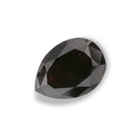 0.97 Carat Natural Black Pear Diamond GIA