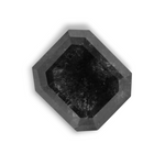0.83 Carat Natural Dark gray Emerald Diamond GIA