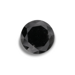 2.89 Carat Black Round Diamond