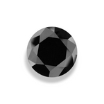 33.88 Carat Black Round Diamond