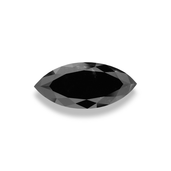 7.36 Carat Black Marquise Diamond