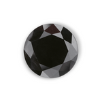 2.25 Carat Natural Black Round Diamond GIA