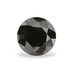 0.99 Carat Natural Black Round Diamond GIA