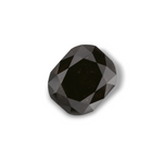 3.49 Carat Black Cushion Diamond