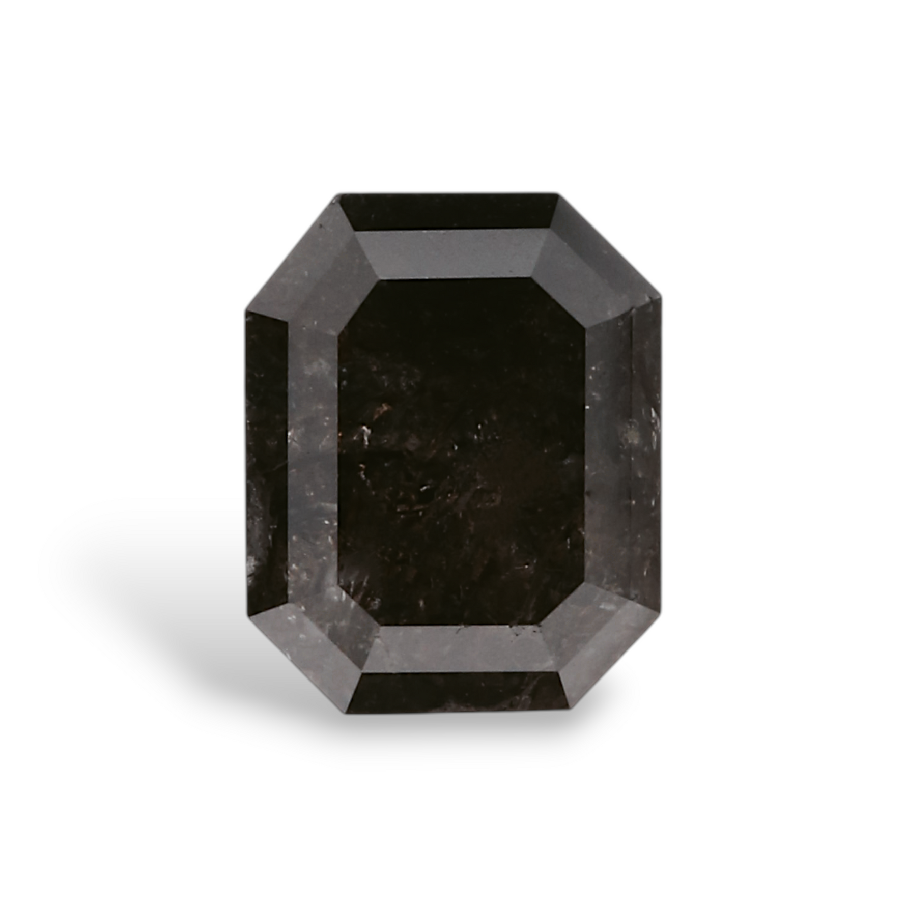 1.13 Carat Natural Black Emerald Diamond GIA