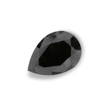 1.01 Carat Natural Black Pear Diamond GIA