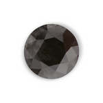 1.02 Carat Natural Black Round Diamond GIA