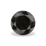 1.03 Carat Natural Black Round Diamond GIA