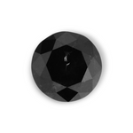 0.4 Carat Natural Black Round Diamond GIA