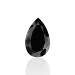 3.6 Carat Black Pear Diamond