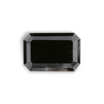 5.03 Carat Natural Black Emerald Diamond GIA