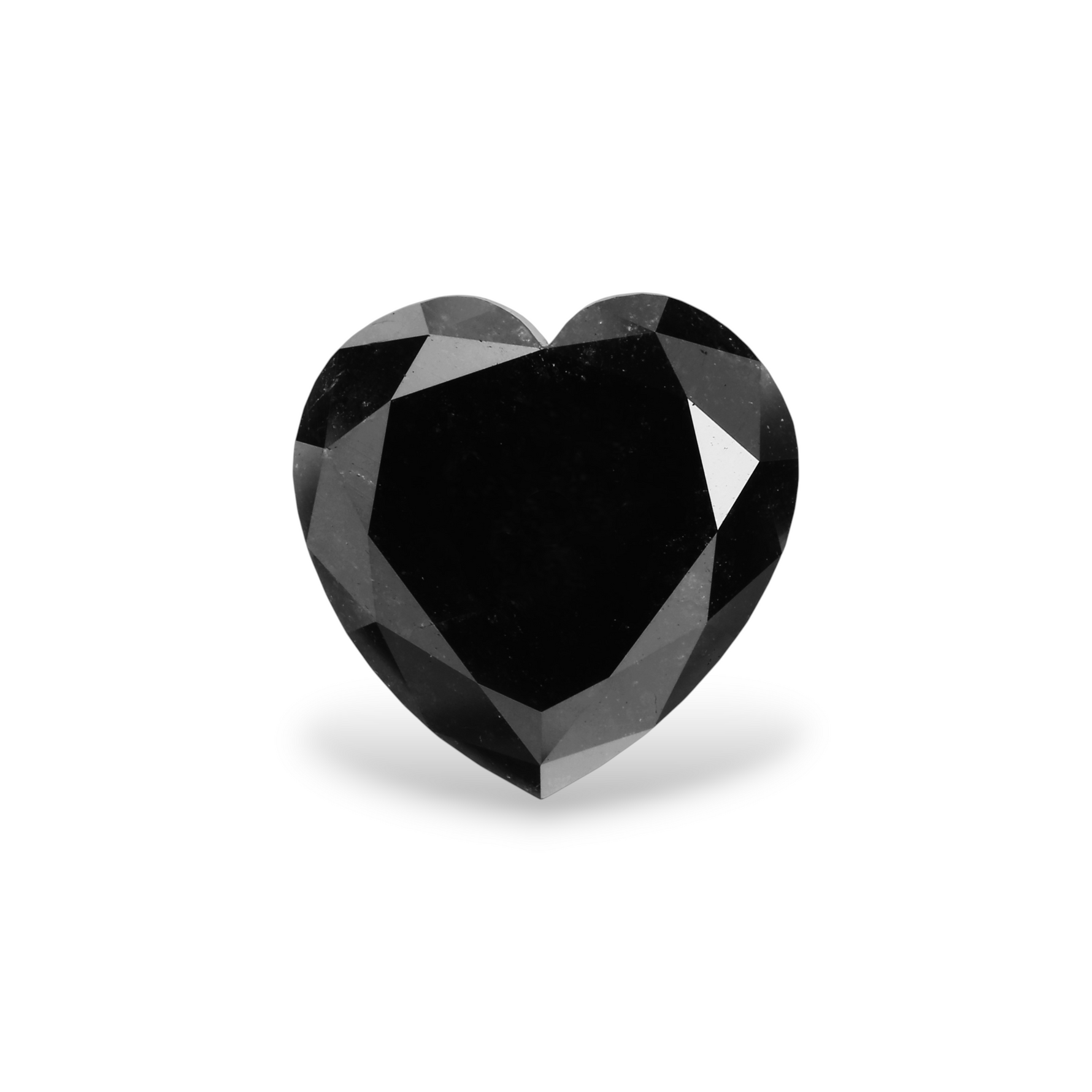4.58 Carat Black Heart Diamond