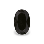 1.85 Carat Natural Black Oval Diamond GIA