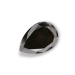 1 Carat Natural Black Pear Diamond GIA