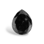 0.88 Carat Natural Black Pear Diamond GIA