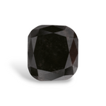 1.08 Carat Natural Black Cushion Diamond GIA