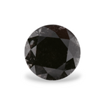 1.4 Carat Natural Black Round Diamond GIA