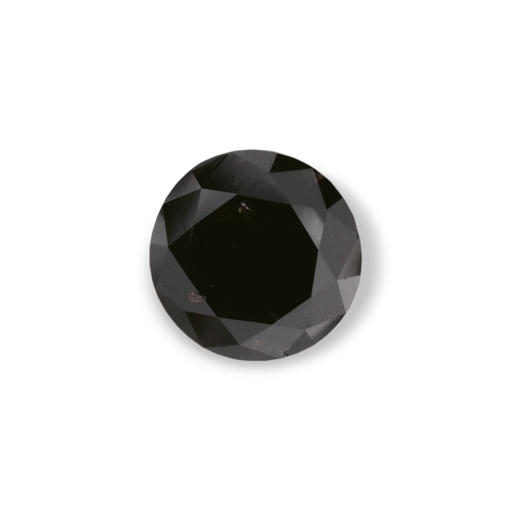 3.11 Carat Black Round Diamond
