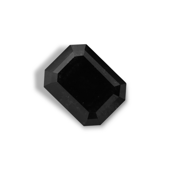 2.81 Carat Black Emerald Diamond