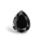 2.51 Carat Natural Black Pear Diamond GIA