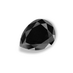 2.51 Carat Natural Black Pear Diamond GIA