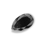 0.93 Carat Natural Black Pear Diamond GIA