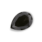 1.14 Carat Natural Black Pear Diamond GIA