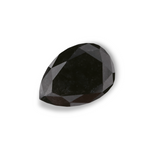 1.11 Carat Natural Black Pear Diamond GIA