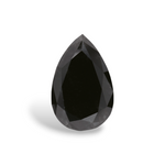 1.46 Carat Natural Black Pear Diamond GIA