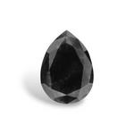 1.02 Carat Natural Black Pear Diamond GIA
