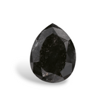 0.72 Carat Natural Black Pear Diamond GIA