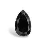0.79 Carat Natural Black Pear Diamond GIA