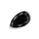 0.79 Carat Natural Black Pear Diamond GIA