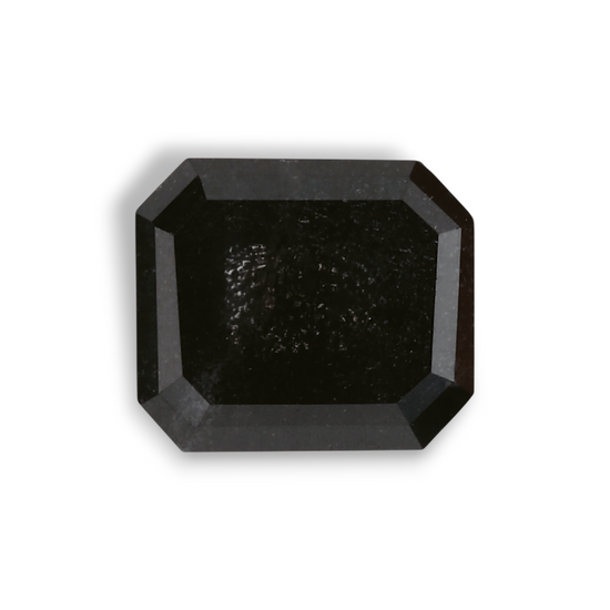 0.7 Carat Natural Black Emerald Diamond GIA