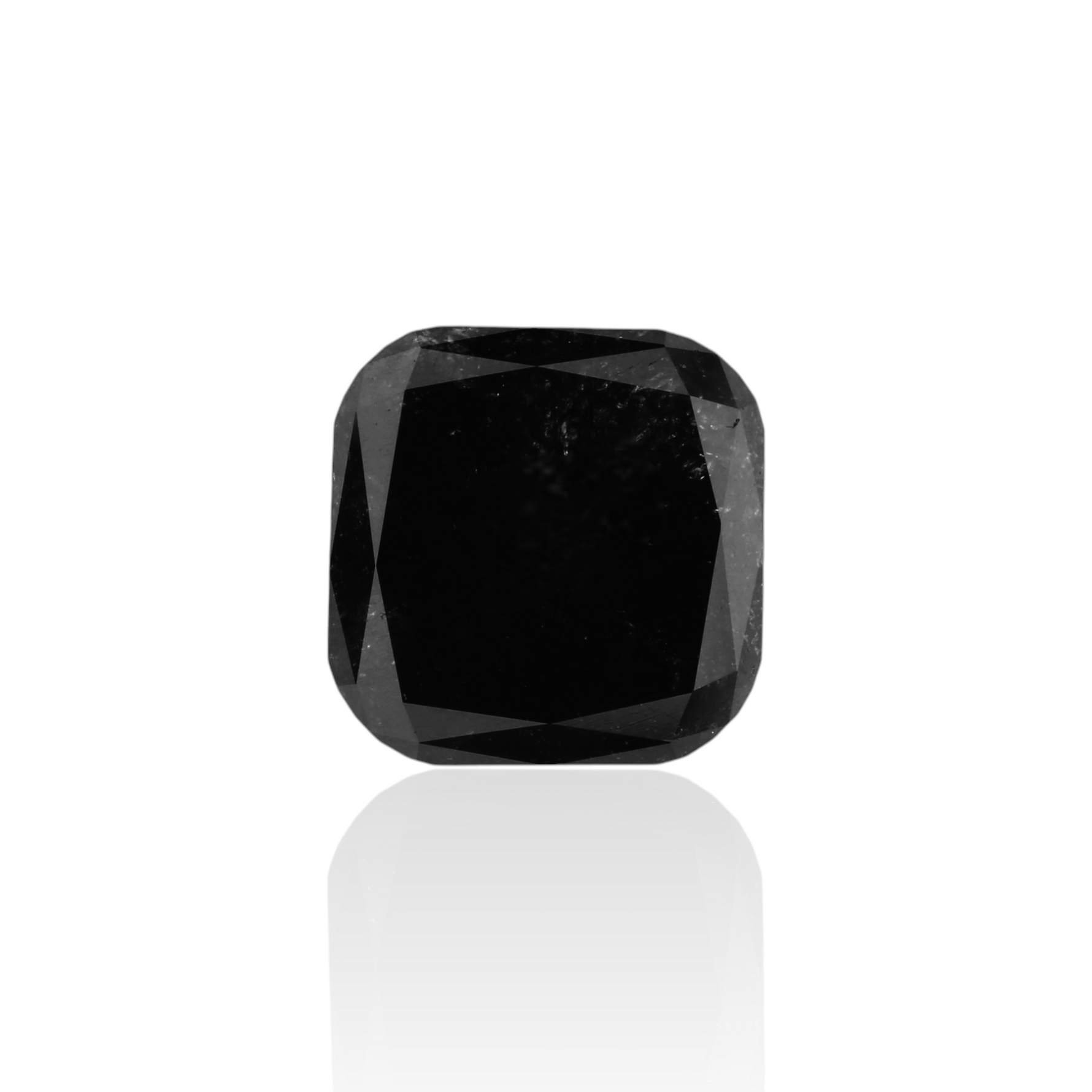 3.12 Carat Black Cushion Diamond